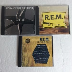 R.E.M. Lot Of 3 CDs Eponymous / Out OF Time / Automatic For The People